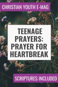 Teenage Prayers: Prayer for Heartbreak Pin Image 1