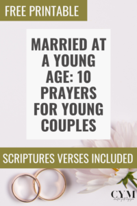 Married at a Young Age 10 Prayers for Young Couples Pin Image 1
