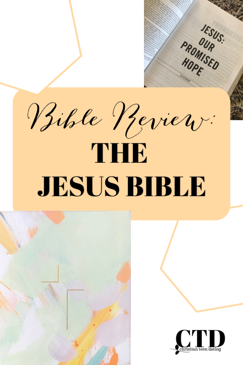 The Jesus Bible Bible Review #biblereview #thejesusbible #biblesforteenagers #biblerecommendations